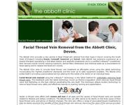 Facial thread and spider vein removal
